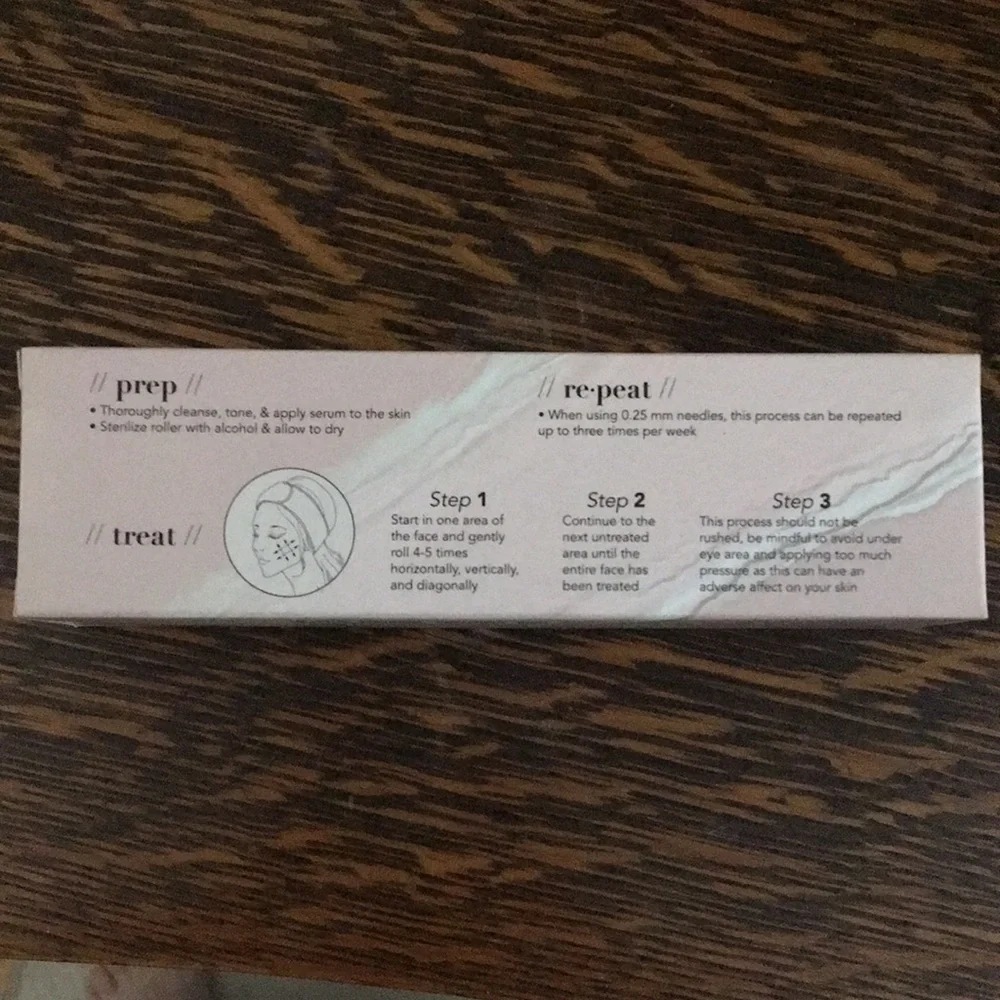 /kit•sch/ cleanse ritual.25mm 540 surgical steel needles micro derma roller